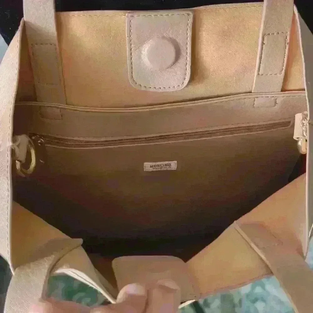 Tan Large Crossbody Bag$Mossimo Supply Co. - Picture 3 of 5